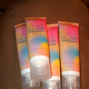 4 travel sized bottles coco glow NWT